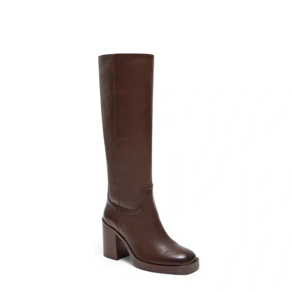 NWT Anthropologie SILENT D PORSCHA Boot in Brown - Picture 2 of 13